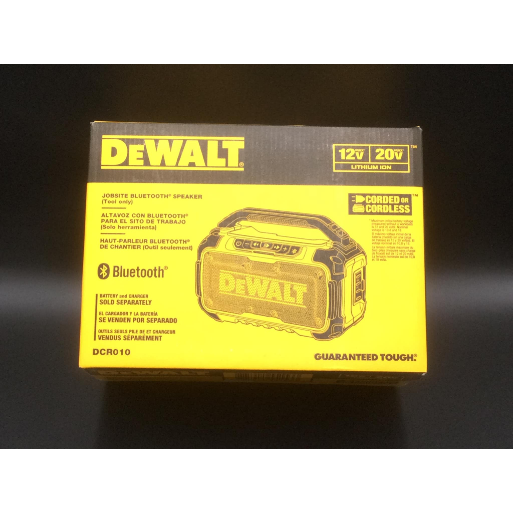 全新 DEWALT DCR010 音響 音箱 揚聲器 工地音響 | 蝦皮購物