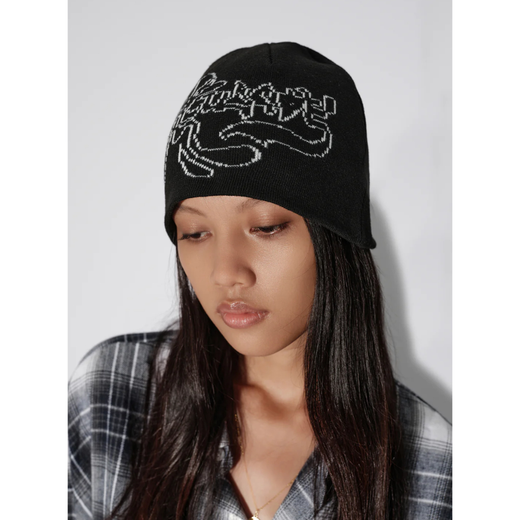 INNOCENTHOOD] LUSIVE GRAFFITI LOGO BEANIE | 蝦皮購物