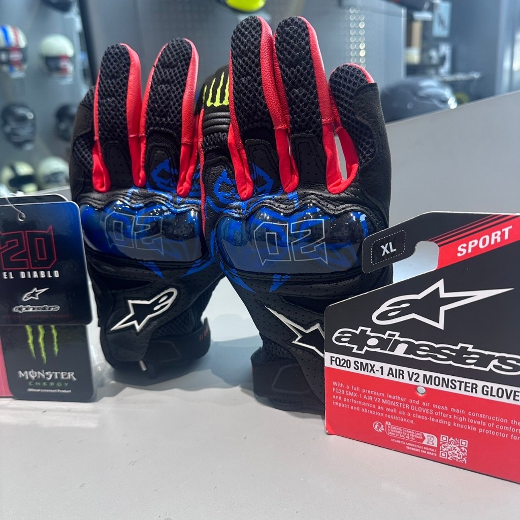 ALPINESTARS FQ20 SMX-1 AIR V2 MONSTER QUARTARRO