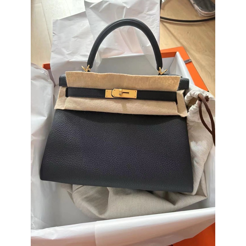 Hermes black kelly 28 new arrivals