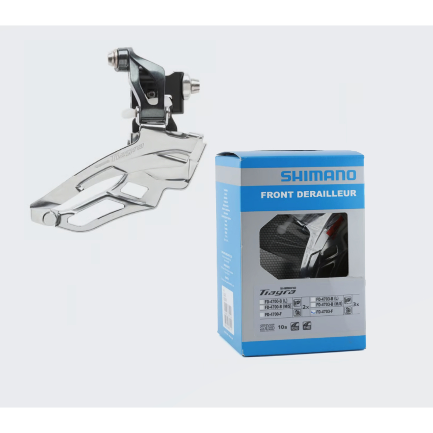 Dérailleur Avant Shimano Tiagra FD-4703 – Brasage Triple Plateau, 10 Vitesses – Pour Vélo De Route