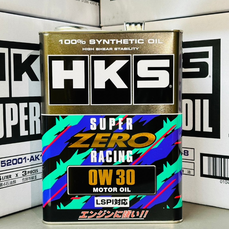 最高等級 HKS ZERO 0W30 零 超高耐熱 RACING 高VI 賽道版 0W-30 4L LSPI 全合成機油 | 蝦皮購物