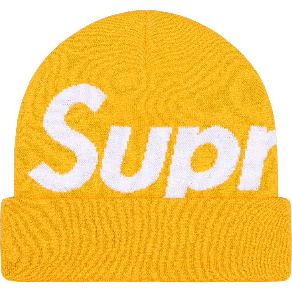 Supreme 2023 F/W 秋冬Big Logo Beanie 毛帽| 蝦皮購物