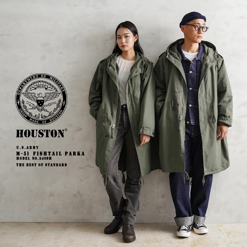 Tsu 日本代購HOUSTON M51軍裝外套日本軍裝古著公發軍大衣| 蝦皮購物