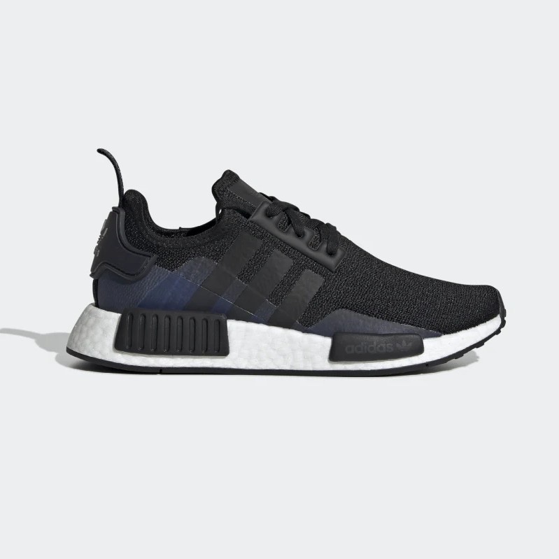 Adidas nmd blue and black sale