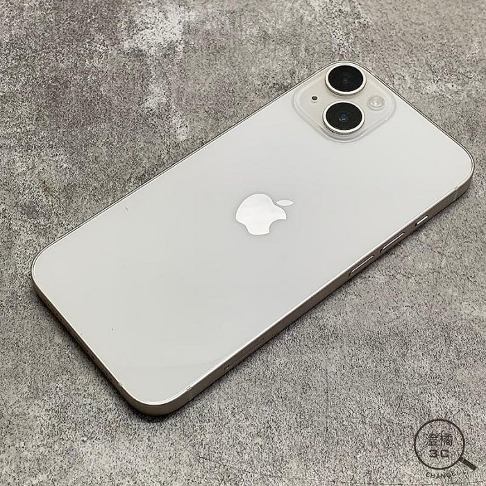 『澄橘』Apple iPhone 14 128GB (6.1吋) 白 二手 無盒裝《歡迎折抵》A65230