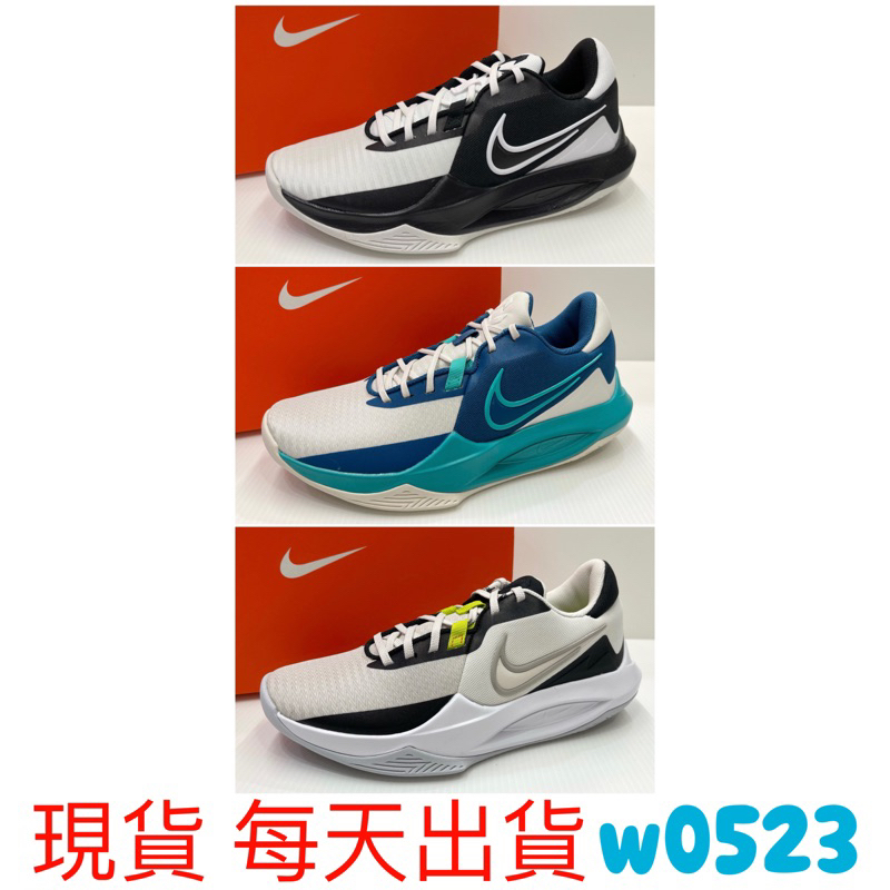 現貨Nike 男女籃球鞋訓練低筒PRECISION VI 6代白黑DD9535-007 008 004