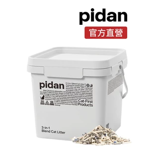 pidan 混合貓砂 5.2kg 三合一活性碳 純英文版 桶裝 大容量 豆腐砂 礦砂 活性碳 混合砂 豆腐砂 貓砂 吸臭