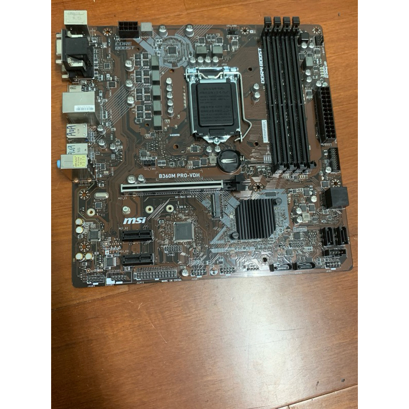 MSI B360M PROVDH(無擋板) 蝦皮購物
