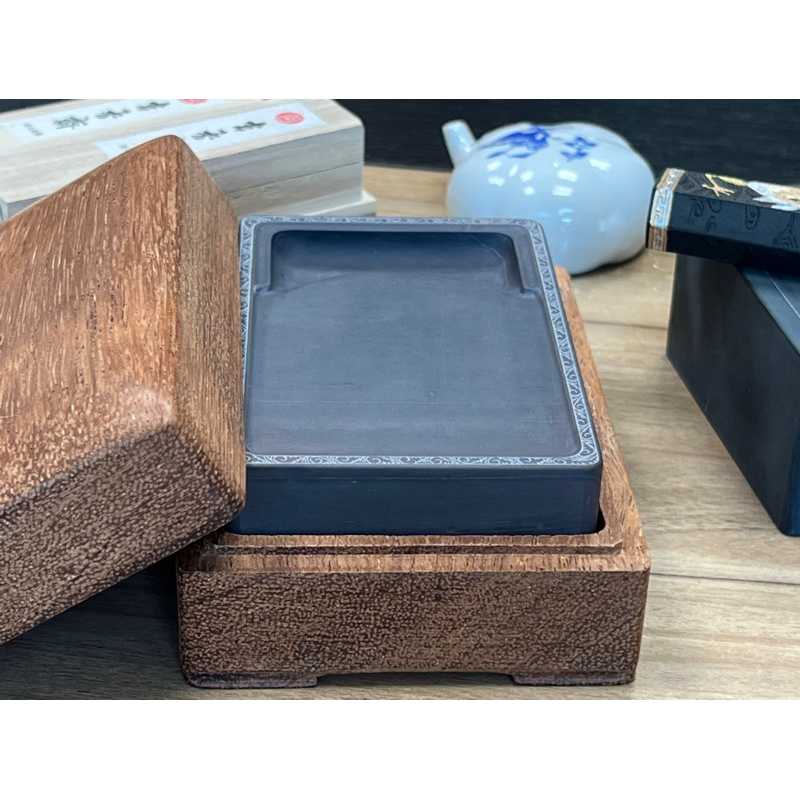 端硯 硯台 端溪坑 草卷紋硯 | 蝦皮購物