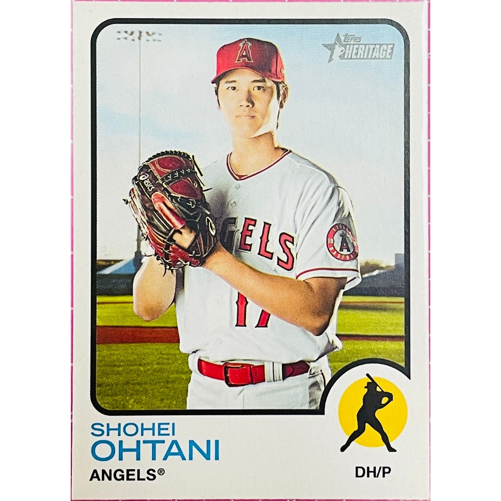 大谷翔平2022 Topps Heritage #150 SHOHEI OHTANI 洛杉磯天使隊二刀流