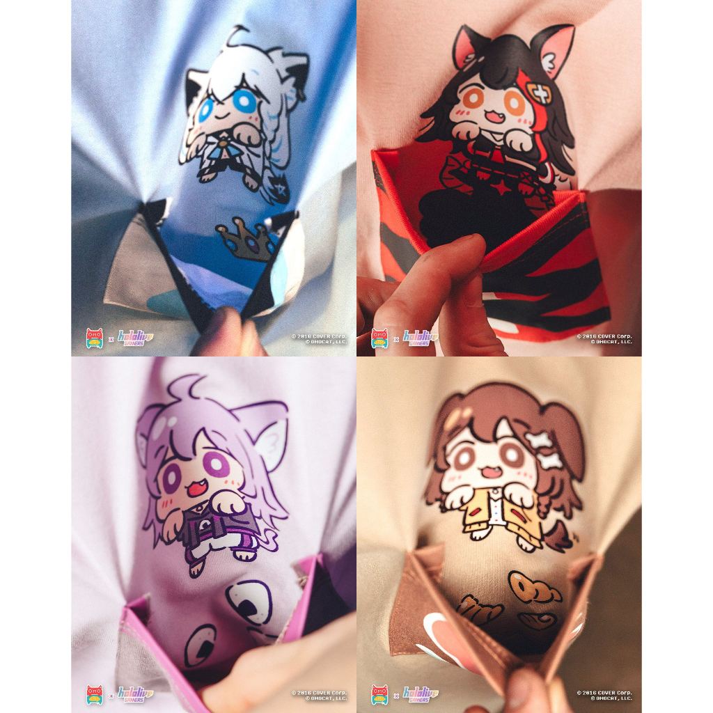 ホロライブ×OMOCAT 大神ミオ パーカー Sサイズ omocat ホロライブ