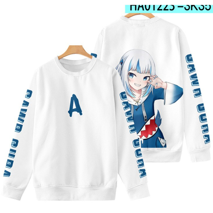 Hololive 噶嗚·古拉衣服 古拉COS 鯊魚 鯊鯊 Gawr Gura Gawr Gura衣服 | 蝦皮購物
