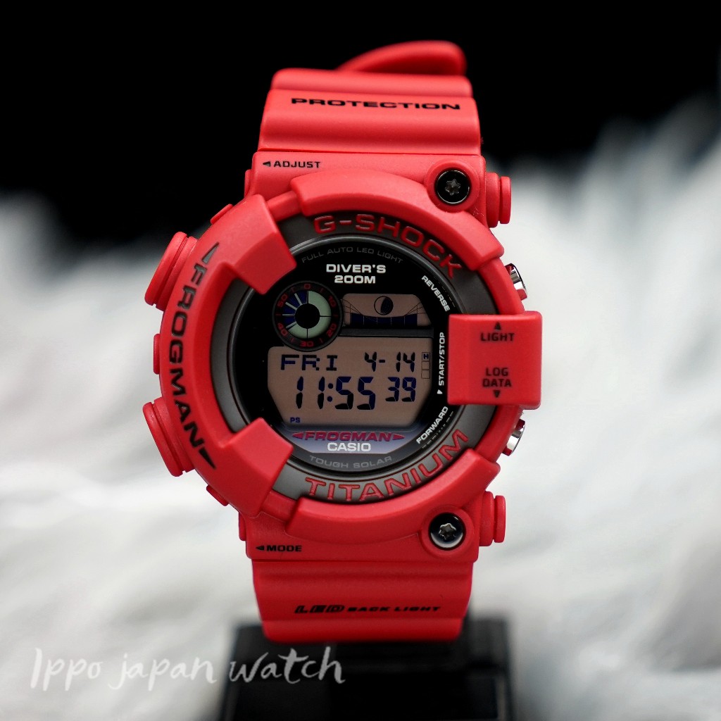 日版限量☆CASIO GW-8230NT-4 JR G-SHOCK 光動能電力/蛙人30周年/紅蛙