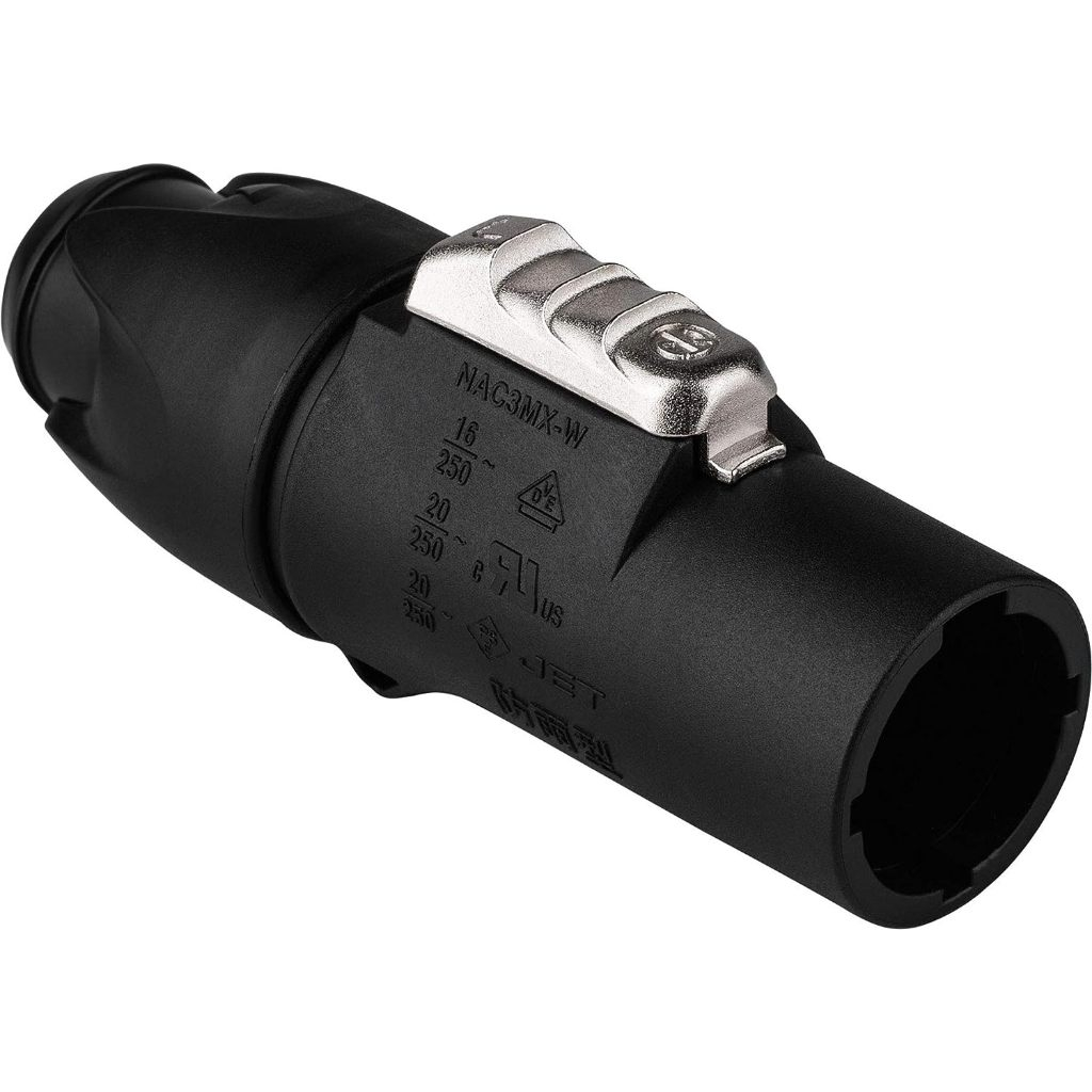 NEUTRIK TURE1 NAC3MX-W-TOP與NAC3FX-W-TOP電源線專業公母接頭【音響