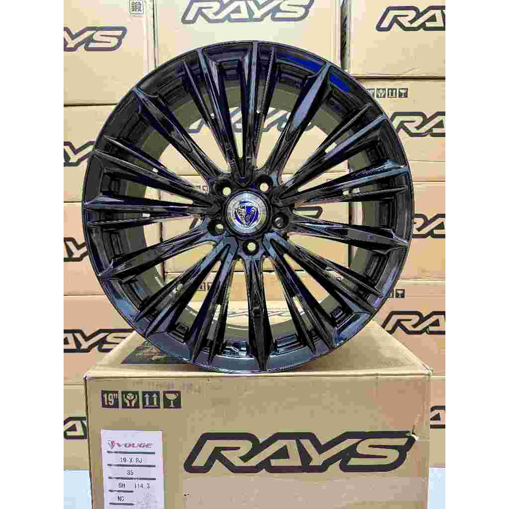 現貨日本Rays鑄造鋁圈STRATAGIA VOUGE 5孔114.3 19吋8J ET35 NC | 蝦皮購物