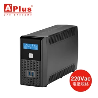 【電壓220V】特優Aplus 在線互動式UPS Plus1L-US800N(800VA/480W)