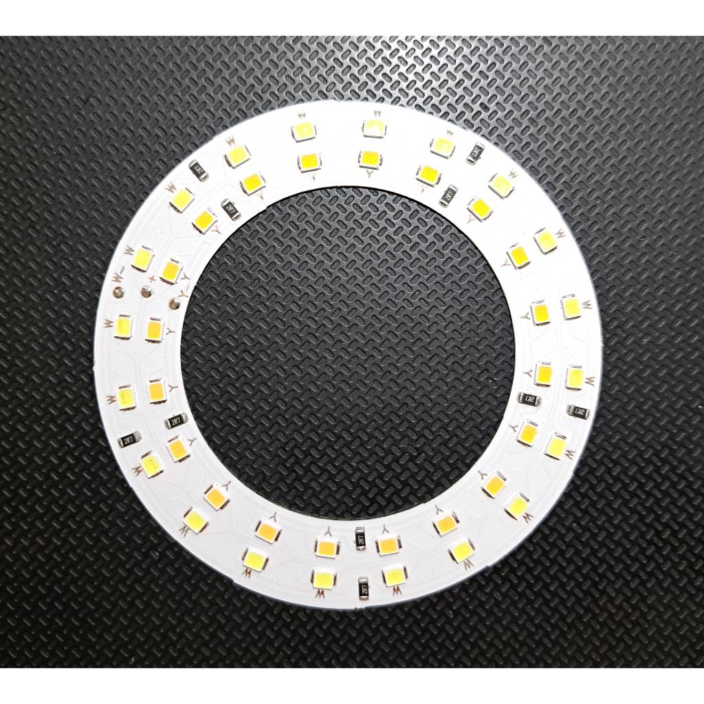 0330 3V 雙色LED圓燈板 自然光 雙色40芯 鋁基板 室內燈 閱讀燈 DIY led燈板 黃白光 LED圓燈 | 蝦皮購物
