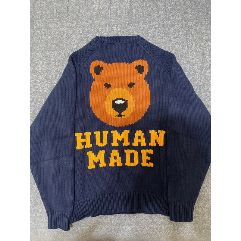 Human made bear raglan knit sweater HM25CS001 熊毛衣 針織