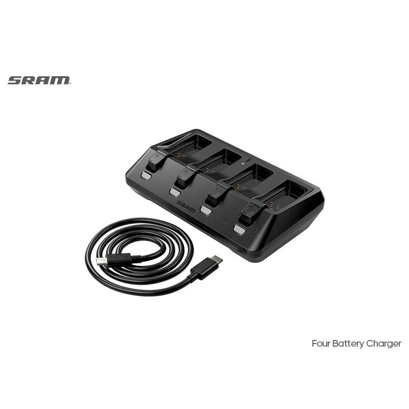 SRAM eTap AXS Eagle AXS四座式四孔多孔單孔電池充電器Four Battery