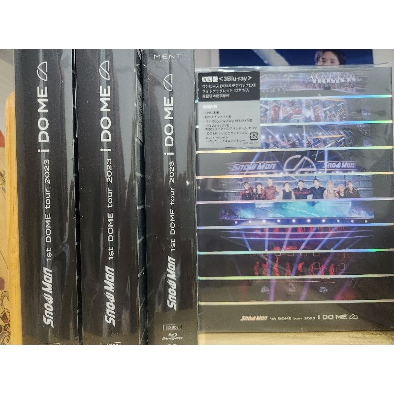 蛋巡控碟SnowMan 1st DOME tour 2023 iDOME 初回盤通常盤藍光DVD Blu