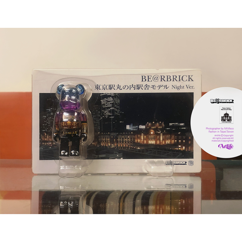 BE@RBRICK 400% 東京駅丸の内駅舎モデル Night Ver. 東京駅 丸の内駅舎