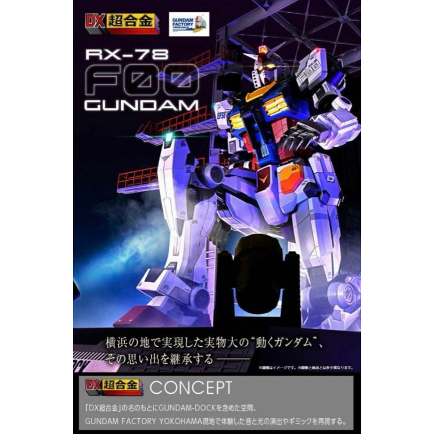 現貨全新日版DX超合金RX-78F00 GUNDAM FACTORY YOKOHAMA 橫濱初代鋼彈