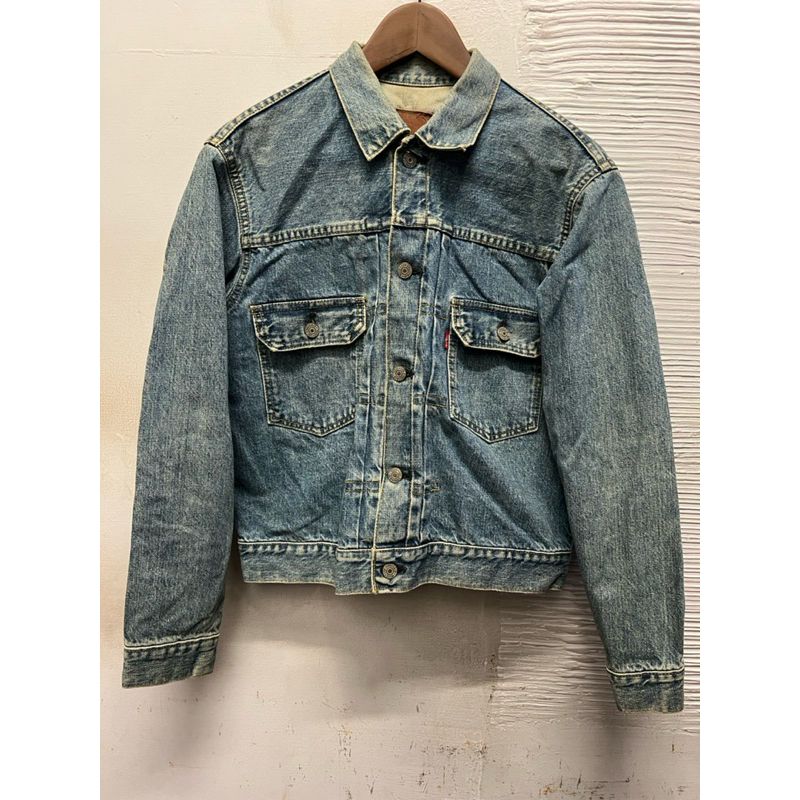 LEVIS 71507牛仔外套-40號 日本製BIG E標 LVC復刻 507 第二代.雙口袋赤耳布邊.#1457