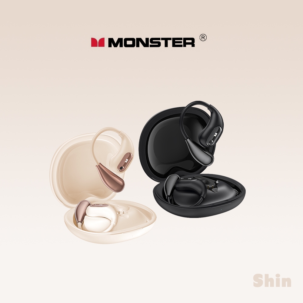 現貨24h💕【MONSTER】Open Ear OWS開放式藍牙耳機 藍牙耳機 藍芽耳機耳機 (IPX5防水)AC210 | 蝦皮購物