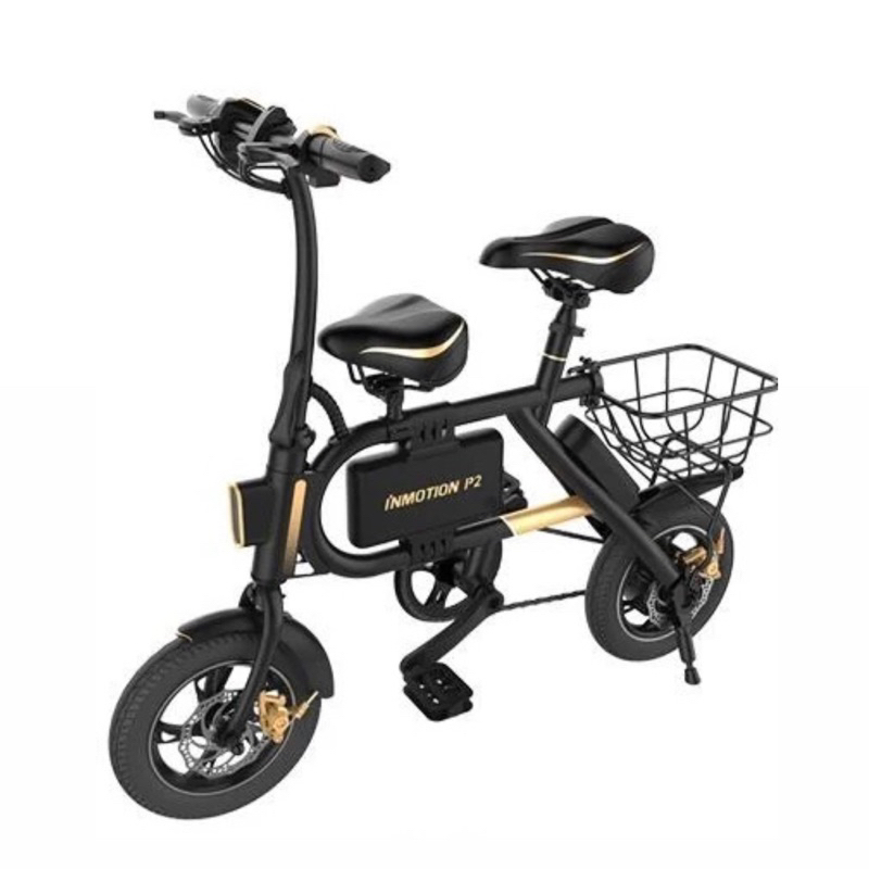 保留中！【九成新 雙北送到府 自取再折五百】Inmotion P2 電動車 親子電動車 時尚電動車 電動自行車 有籃子 | 蝦皮購物