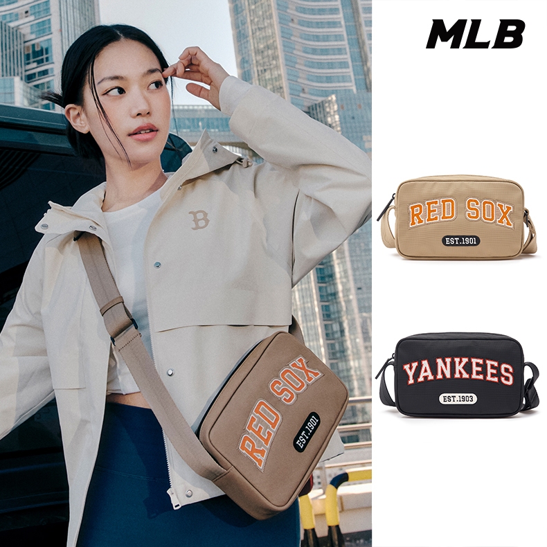 MLB 尼龍斜背方包 相機包 Varsity系列 紅襪/洋基隊 (3ACRM014N-兩款任選)【官方旗艦店】 | 蝦皮購物