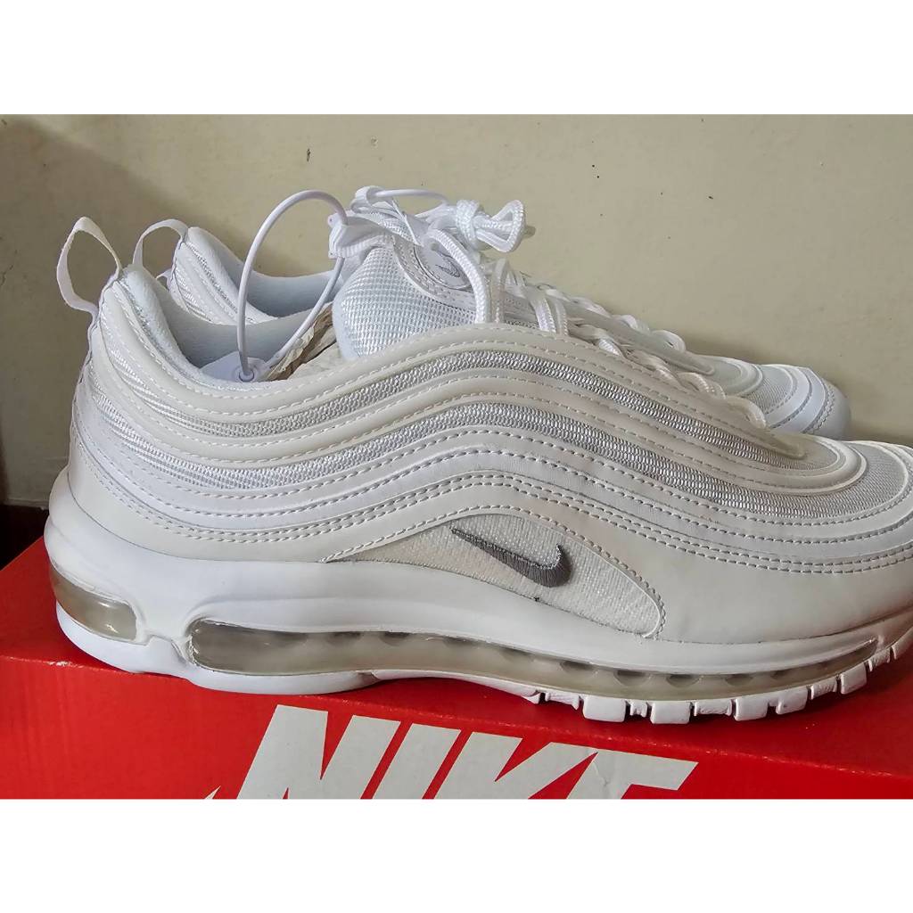 全新Nike Air Max 97 Triple White 全白921826-101 US9.5 27.5CM