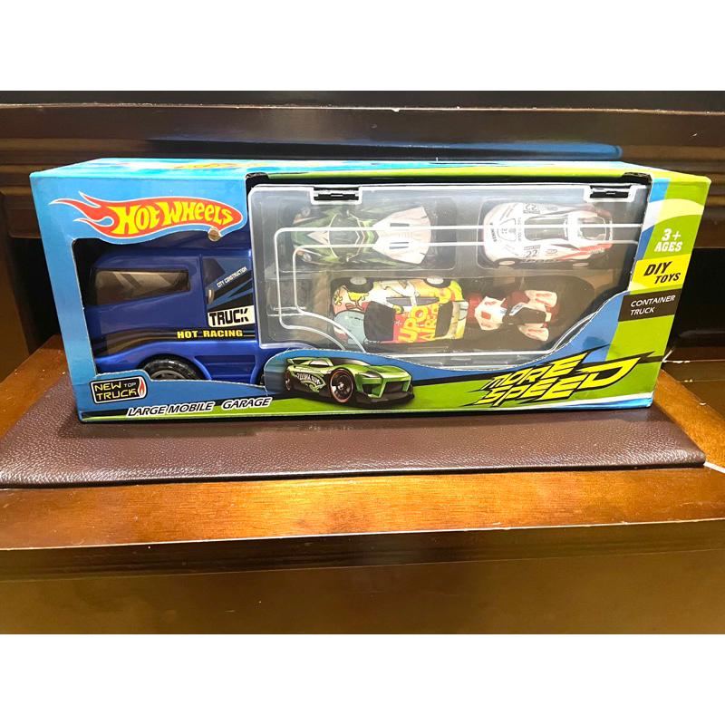 🌻現貨供應🌻 Hot wheels 大卡車Large Mobile Garage 內附4台小汽車有3