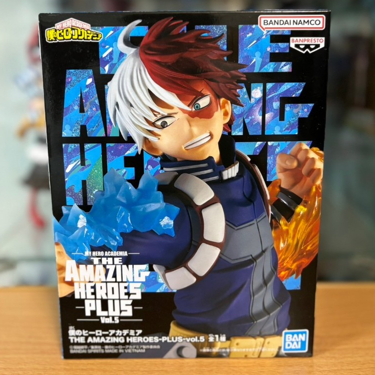 正版 日版 我的英雄學院 轟焦凍 THE AMAZING HEROES vol.5 冰與火特效 我英 萬代 景品 公仔 | 蝦皮購物