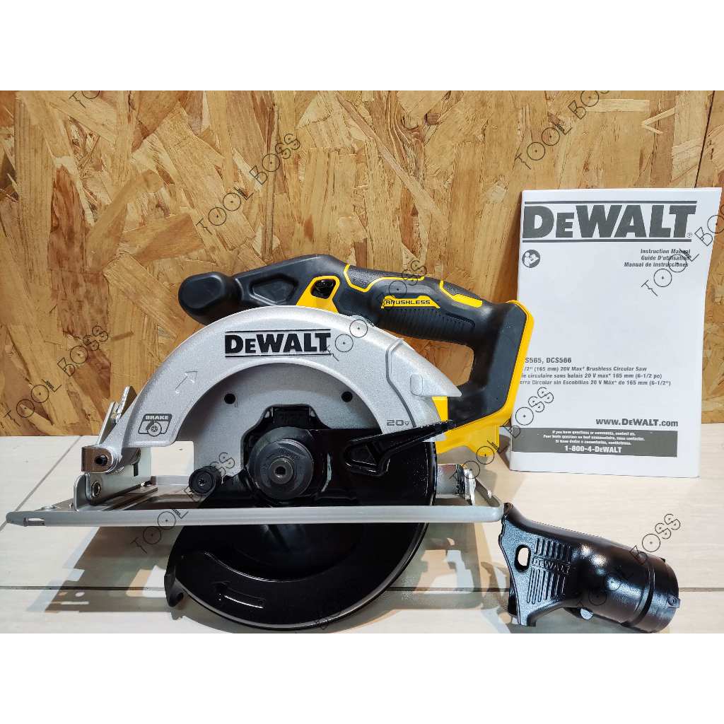 [工具王] 全新 美國 Dewalt 美規 得偉 DCS566 6.5吋 165mm無刷 切割機 圓鋸機 DCS565 蝦皮購物