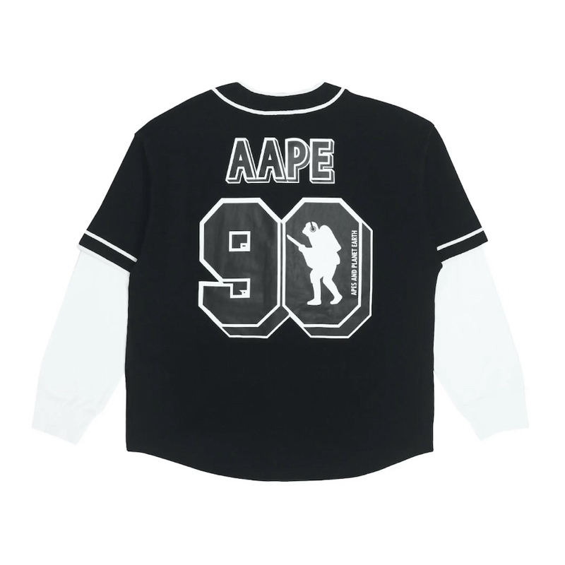 9090 Aape どぎつい ベースボールシャツ 未使用タグ付き 売買された 