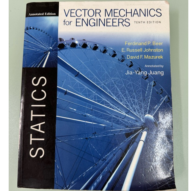 【小太陽】Vector mechanics for engineers statics tenth edition靜力學 | 蝦皮購物