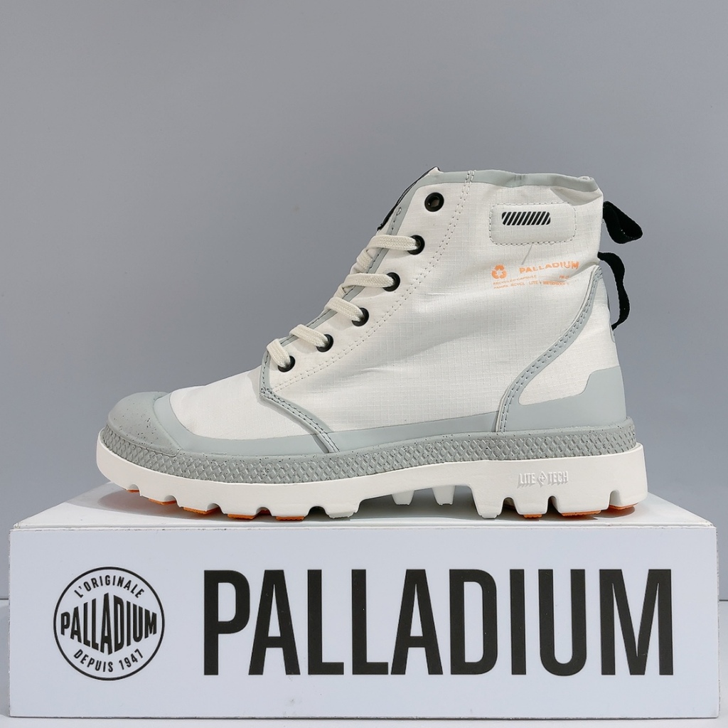 PALLADIUM PAMPA RCYCL LITE+ WP+ 男女款白色輕量防水休閒靴78848-116