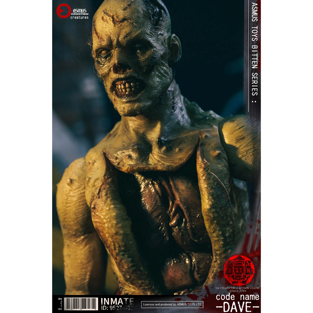 神經玩具】現貨Asmus Toys 咬1/6 囚犯戴夫12吋BIT004A 喪屍活死人殭屍