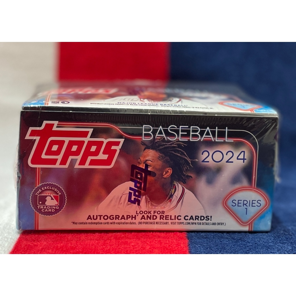 全新未拆封 2024 Topps MLB Series 1 Baseball Retail Box 棒球卡盒