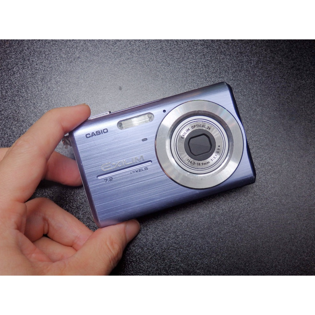 CASIO EXILIM EXZ75 ( (CCD相機 / 輕薄機身 / 藍) 蝦皮購物