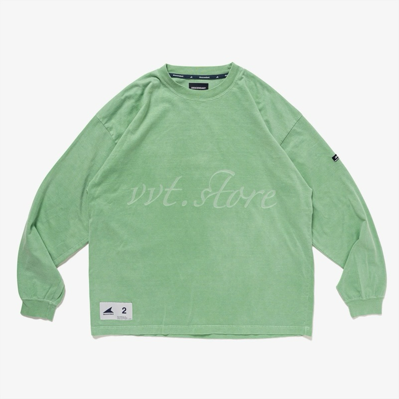 DESCENDANT 24SS HORIZON LS PIGMENT DYE 水洗長袖T恤| 蝦皮購物