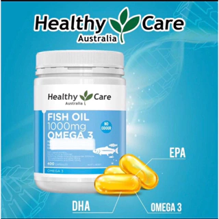 Healthy care澳洲深海魚油，一瓶400顆膠囊效期限2026/10月（當天出貨）
