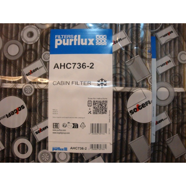 Purflux Filtre Habitacle AH282 - Filtration Air Intérieur Voiture, Anti-Odeurs Et Pollens