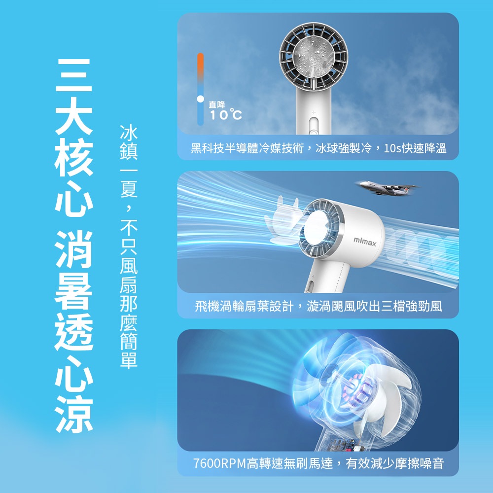 Amazon.com: Moccha 空氣冷卻器便攜式冷卻風扇28 英吋(約50.8