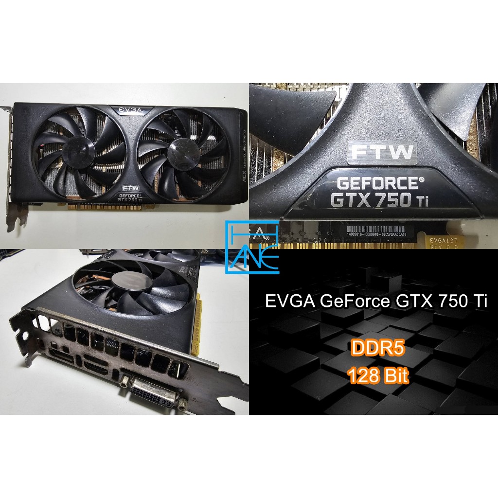 大胖電腦 】艾維克 GeForce GTX 750 TI 2G 顯示卡/D5/128/保固30天/實體店/可面交 | 蝦皮購物