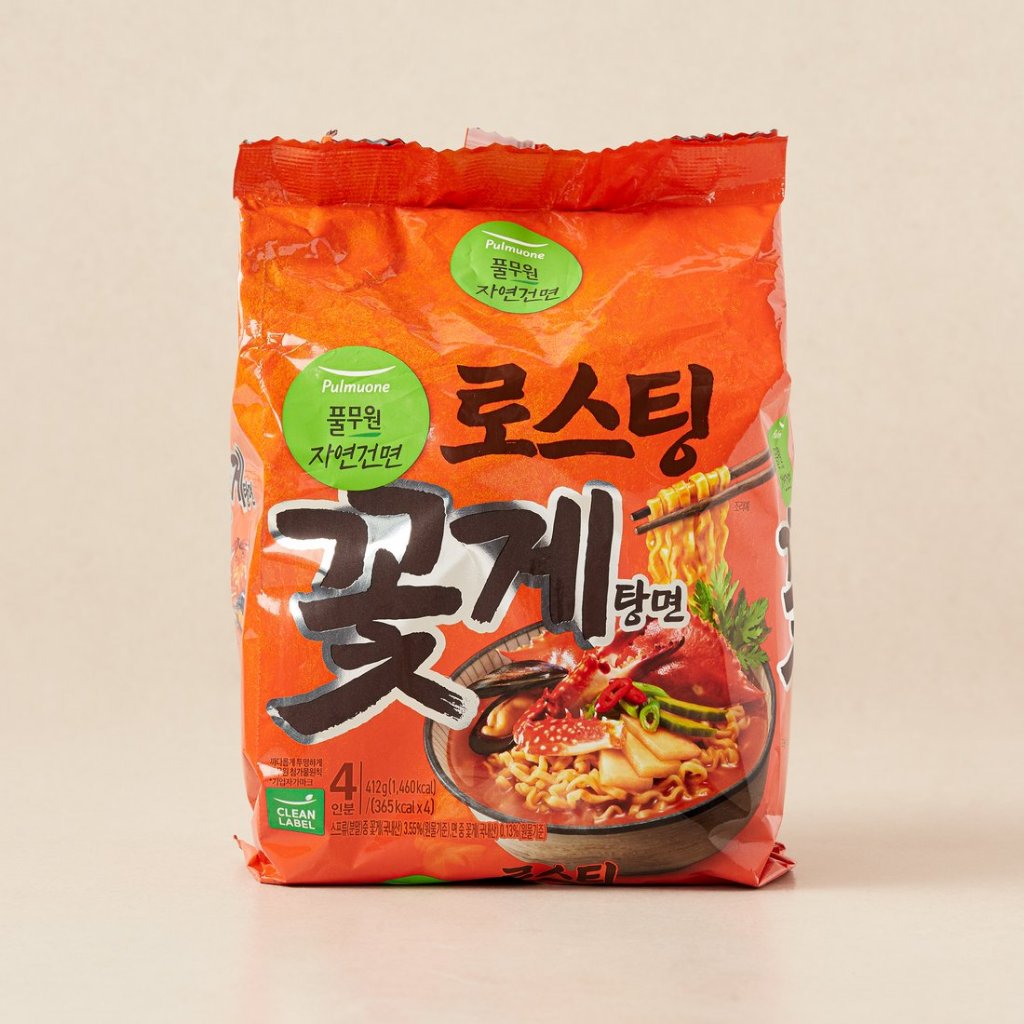 【現貨+預購】韓國Pulmuone花蟹拉麵 泡麵 풀무원 꽃게탕면