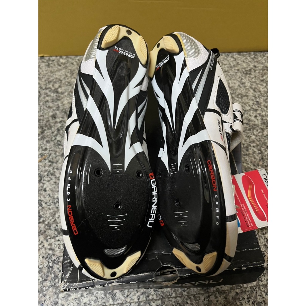 Chaussures Vélo Louis Garneau Tri Lite Ergo Air – Femme – Taille 39 – Blanc/noir/bleu