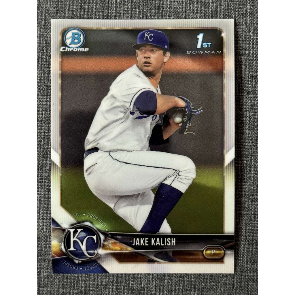 Jake Kalish 凱力士 統一獅隊 洋將 新人卡 2018 Bowman Chrome Prospects 1ST | 蝦皮購物