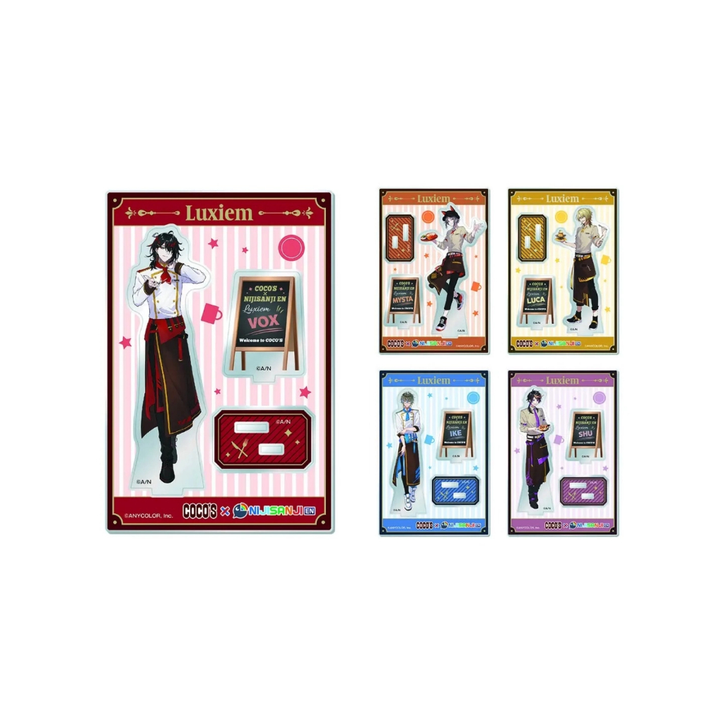 現貨】NIJISANJI EN Luxiem Coco's 壓克力立牌Vox Mysta Luca Ike Shu